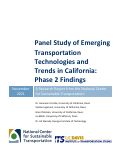 Cover page: Panel Study of Emerging Transportation Technologies and Trends in California: Phase 2 Findings
