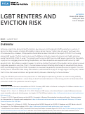 Cover page: LGBT Renters and Eviction Risk
