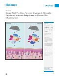 Cover page: Single-Cell Profiling Reveals Divergent, Globally Patterned Immune Responses in Murine Skin Inflammation