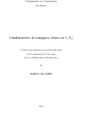 Cover page: Combinatorics of conjugacy classes in U_n(F_q)