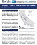 Cover page: Policy Brief: Trends in California Water Systems Consolidation