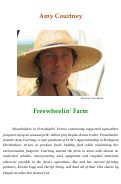 Cover page: Amy Courtney: Freewheelin' Farm