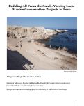 Cover page: Building All from the Small: Valuing Local Marine Conservation Projects in Peru.