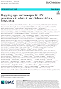 Cover page: Mapping age- and sex-specific HIV prevalence in adults in sub-Saharan Africa, 2000–2018