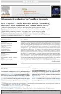 Cover page: Ochratoxin A production by Penicillium thymicola