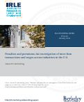 Cover page: Penalties and Premiums: An Investigation of Inter-Firm Transactions and Wages Across Industries in the U.S.