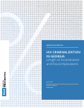 Cover page: HIV Criminalization in Georgia: Length of Incarceration and Fiscal Implications