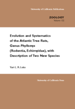 Cover page: Evolution and Systematics of the Atlantic Tree Rats, Genus Phyllomys (Rodentia, Echimyidae), With Description of Two New Species