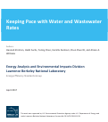 Cover page: Keeping Pace With Water and Wastewater Rates