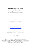 Cover page: The Living New Deal: The Unsung Benefits of the New Deal for the United States and California