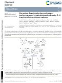 Cover page: Correction: Enantioselective synthesis of isochromans and tetrahydroisoquinolines by C–H insertion of donor/donor carbenes