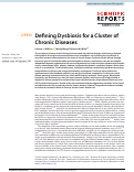 Cover page: Defining Dysbiosis for a Cluster of Chronic Diseases