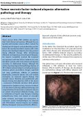 Cover page: Tumor necrosis factor-induced alopecia: alternative pathology and therapy