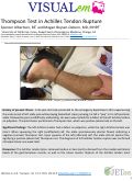 Cover page: Thompson Test in Achilles Tendon Rupture
