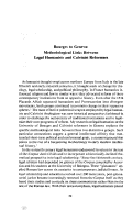 Cover page: Bourges to Geneva: Methodological Links Between Legal Humanists and Calvinist Reformers