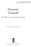 Cover page: "Demonic Grounds: Sylvia Wynter," excerpt from Demonic Grounds (2006)