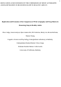 Cover page of Replication and Extension of the Comparison of Wrist Actigraphy and Sleep Diaries in Measuring Sleep in Healthy Adults
