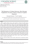 Cover page: The Emergence of Cultural Attractors: How Dynamic Populations of Learners Achieve Collective Cognitive Alignment