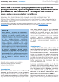 Cover page: Nevus sebaceus with syringocystadenoma papilliferum, prurigo nodularis, apocrine cystadenoma, basaloid follicular proliferation, and sebaceoma: case report and review of nevus sebaceus-associated conditions