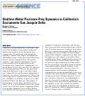 Cover page: Shallow-Water Piscivore-Prey Dynamics in California's Sacramento–San Joaquin Delta