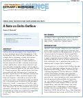 Cover page: A Note on Delta Outflow