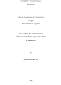 Cover page: Ethnicity, essentialism, and folk sociology among the Wichí of Northern Argentina