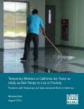 Cover page: Temporary Workers in California are Twice as Likely as Non-Temps to Live in Poverty: Problems with Temporary and Subcontracted Work in California