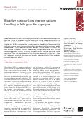 Cover page: Bioactive nanoparticles improve calcium handling in failing cardiac myocytes
