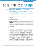 Cover page: Erratum: Sequence data and association statistics from 12,940 type 2 diabetes cases and controls