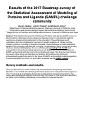 Cover page: Results of the 2017 Roadmap survey of the Statistical Assessment of Modeling of Proteins and Ligands (SAMPL) challenge community