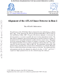 Cover page: Alignment of the ATLAS Inner Detector in Run 2
