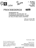 Cover page: Proceedings of the Workshop on Numerical Modeling of Thermohydrological Flow in Fractured Rock Masses, Feb. 19-20, 1980, Berkeley, CA