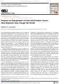 Cover page: Progress in Management of Low-risk Prostate Cancer: How Registries May Change the World