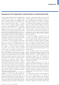 Cover page: Assessment of outpatient commitment in randomised trials