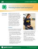 Cover page: Promoting Positive Youth Development