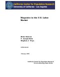 Cover page: Hispanics in the U.S. Labor Market