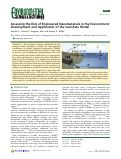 Cover page: Assessing the Risk of Engineered Nanomaterials in the Environment: Development and Application of the nanoFate Model