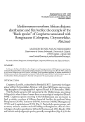 Cover page: Mediterranean-southern African disjunct and flea beetles: the example of the “black species” of <i>Longitarsus</i> associated with Boraginaceae (Coleoptera, Chrysomelidae, Alticinae)