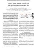Cover page: Virtual Power Sensing Based on a Multiple-Hypothesis Sequential Test