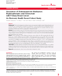 Cover page: Association of Antiosteoporotic Medication Bisphosphonates and Denosumab with Primary Breast Cancer: An Electronic Health Record Cohort Study