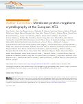 Cover page: Author Correction: Membrane protein megahertz crystallography at the European XFEL