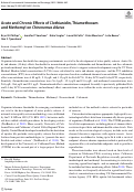 Cover page: Acute and Chronic Effects of Clothianidin, Thiamethoxam and Methomyl on Chironomus dilutus.