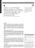 Cover page: Impact of a Novel Diabetes Support System on a Cohort of Individuals With Type 1 Diabetes Treated With Multiple Daily Injections: A Multicenter Randomized Study.