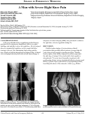 Cover page: A Man with Severe Right Knee Pain