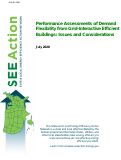 Cover page: Performance Assessments of Demand Flexibility from Grid-Interactive Efficient Buildings: Issues and Considerations