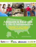 Cover page of Adequate &amp; Equitable U.S. PK-12 Infrastructure: Priority Actions for Systemic Reform