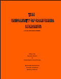 Cover page of The University of California Libraries: A Plan for Development: 1978 – 1988