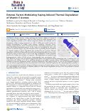 Cover page: External Factors Modulating Vaping-Induced Thermal Degradation of Vitamin E Acetate