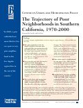 Cover page of The Trajectory of Poor Neighborhoods in Southern California, 1970 - 2000