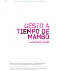 Cover page: Gesto a Tiempo de Mambo